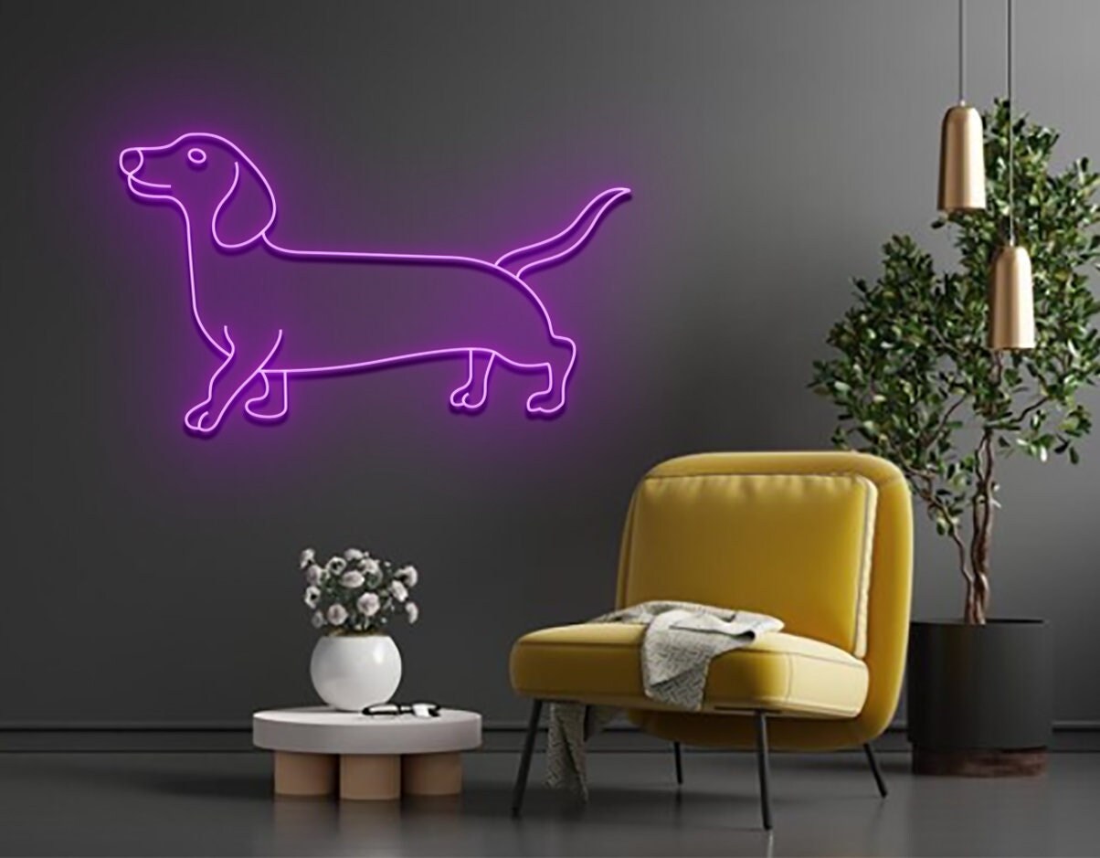 Sausage Dog Neon Sign