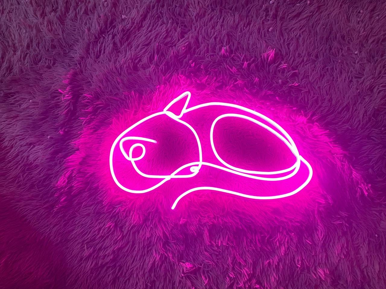 Cat Neon Sign Animal Wall Art Decor