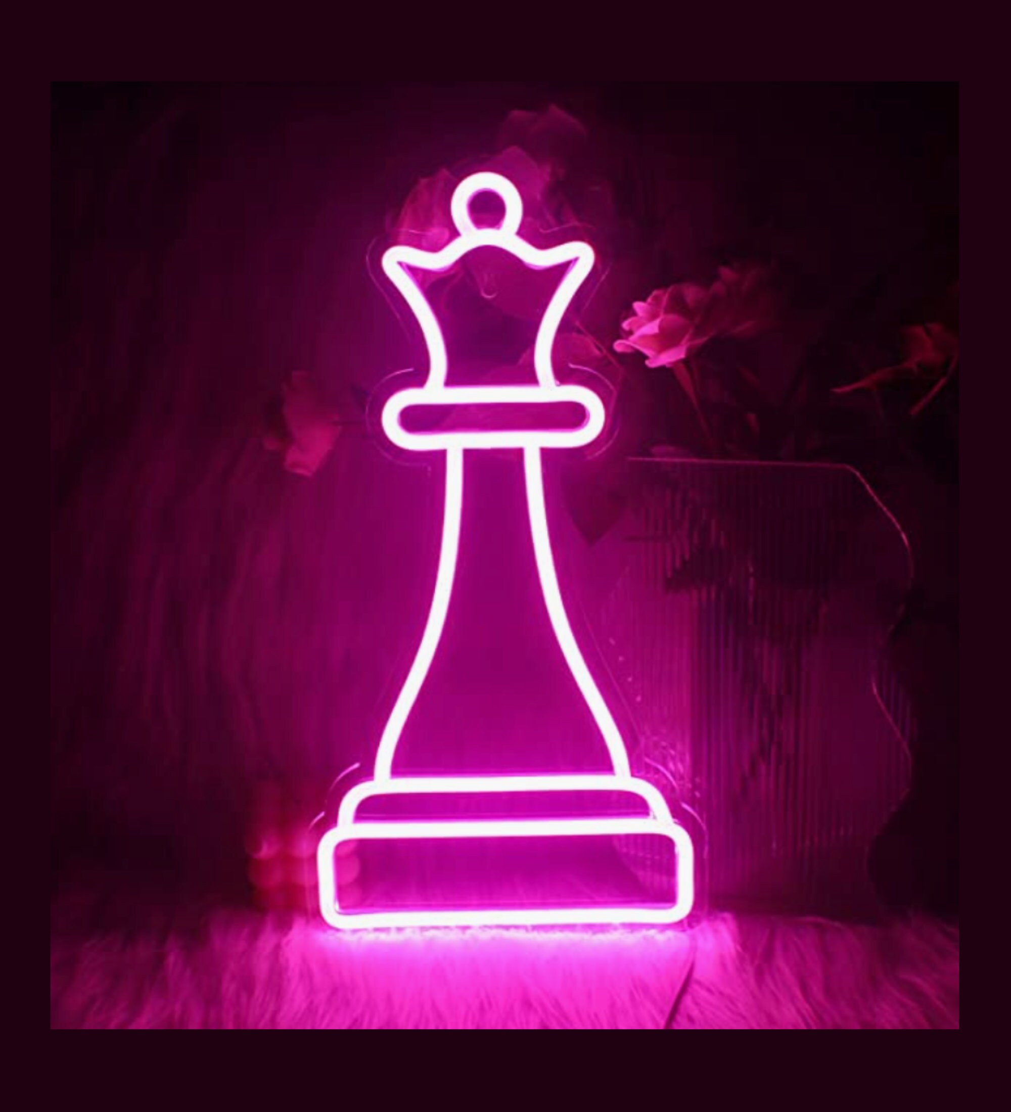 Chess Castle Neon Signs Wall Art Decor