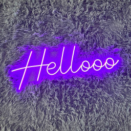 Hello Welcome Open Neon Signs Letters Decor