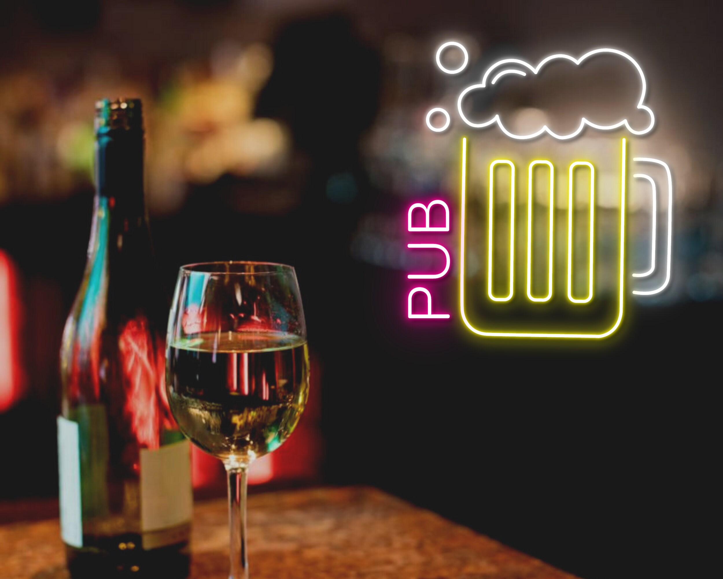 Beer Cup Glass Foam Neon Sign