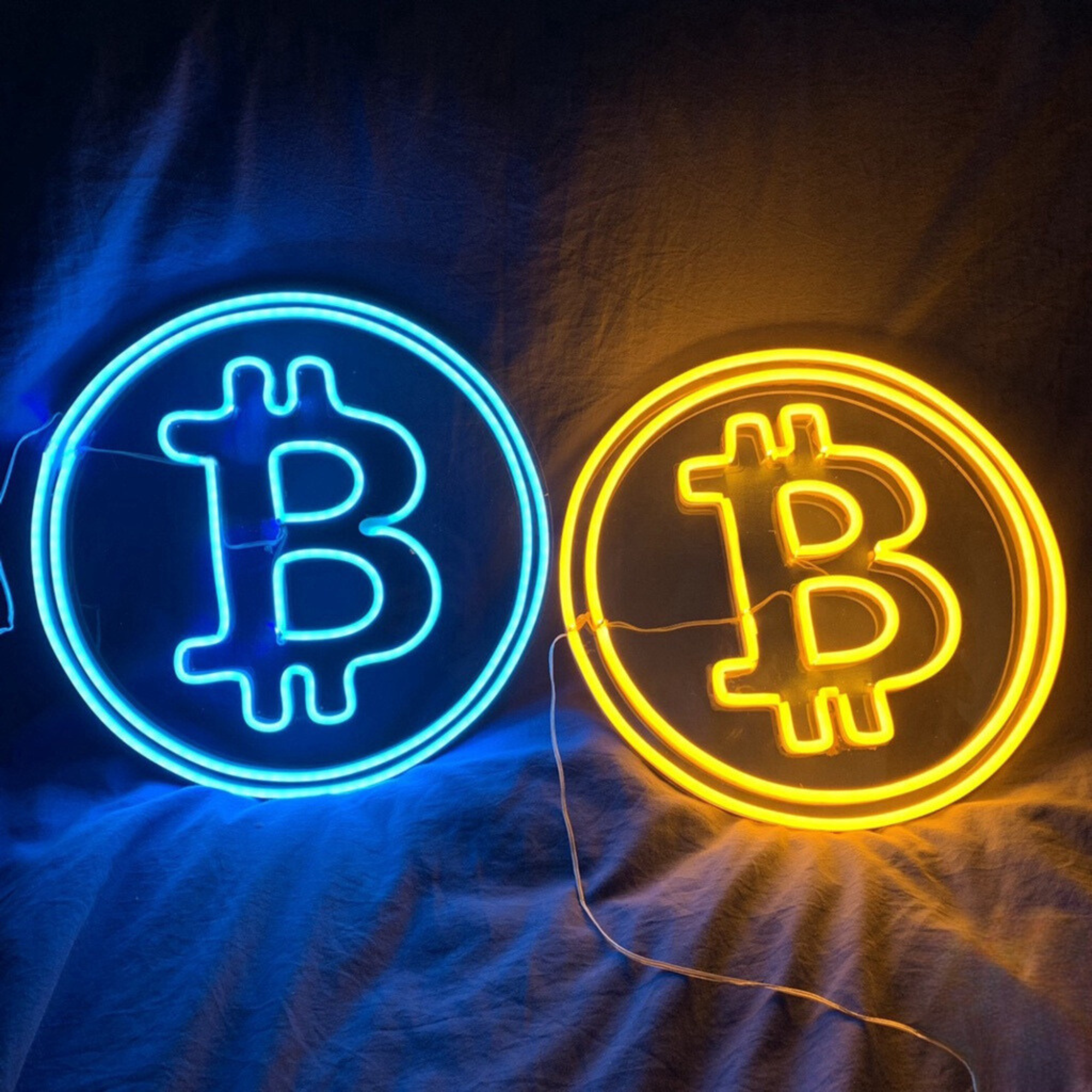 Bitcoin Neon Sign Decor Bitcoin Business Wall Art Decor