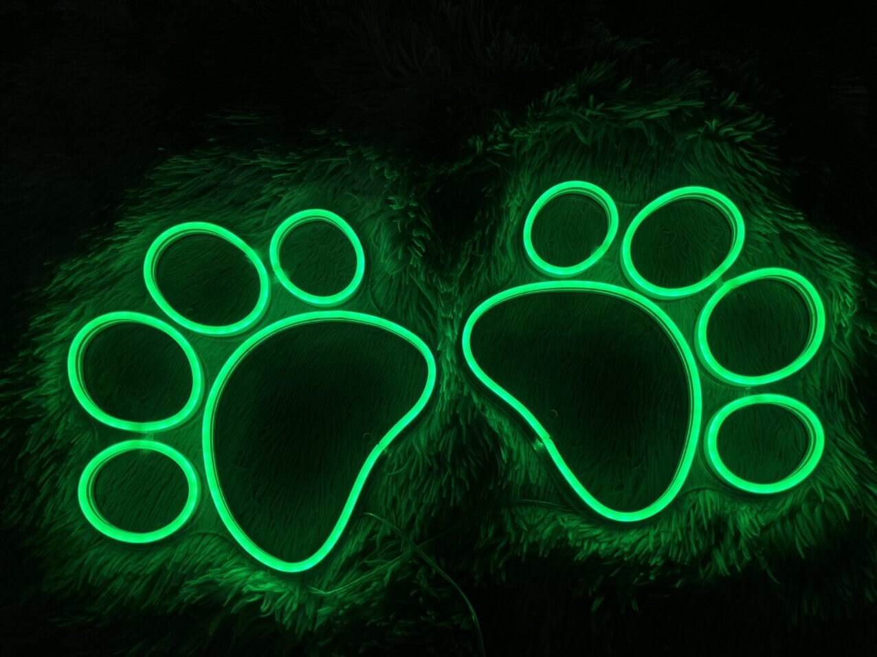 Dog Paw Neon Sign Decoration Gift Wall Hanging Gift