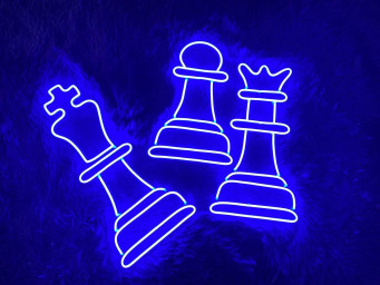 Chess Neon Signs Decor Signage