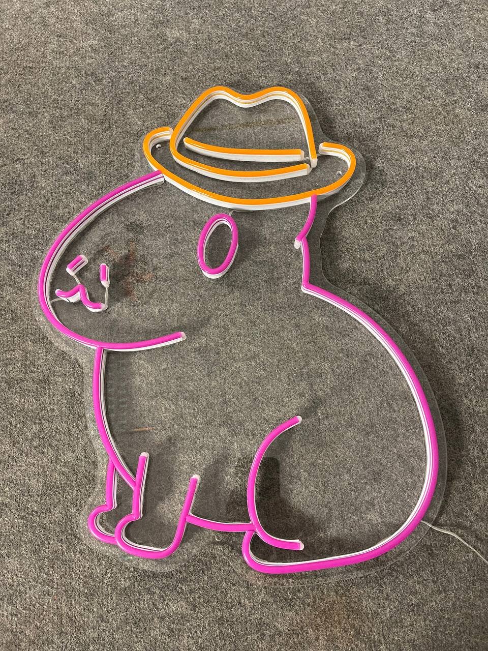 Rabbit Neon Sign Animal Wall Art Decor