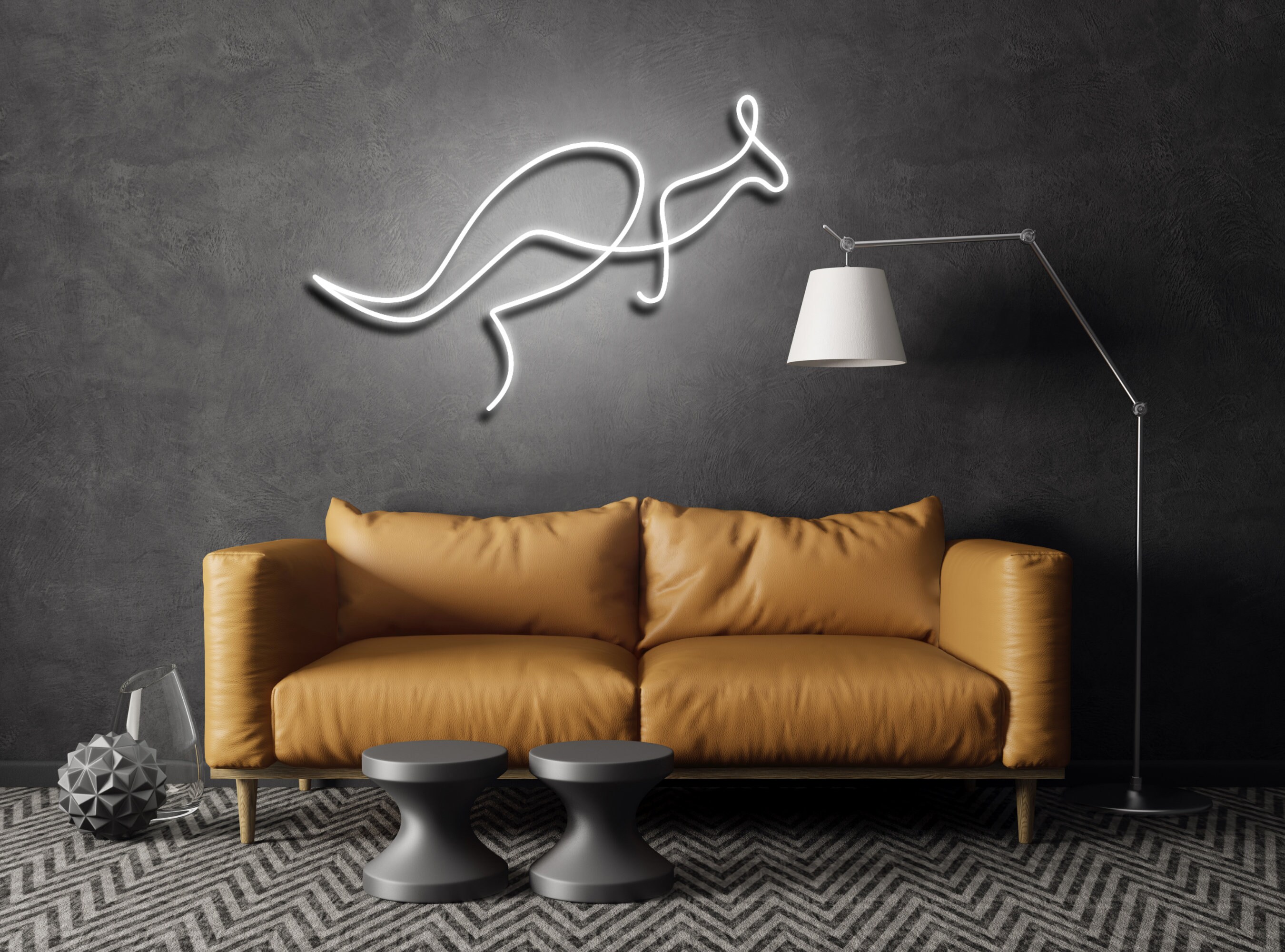 Kangaroo Neon Sign
