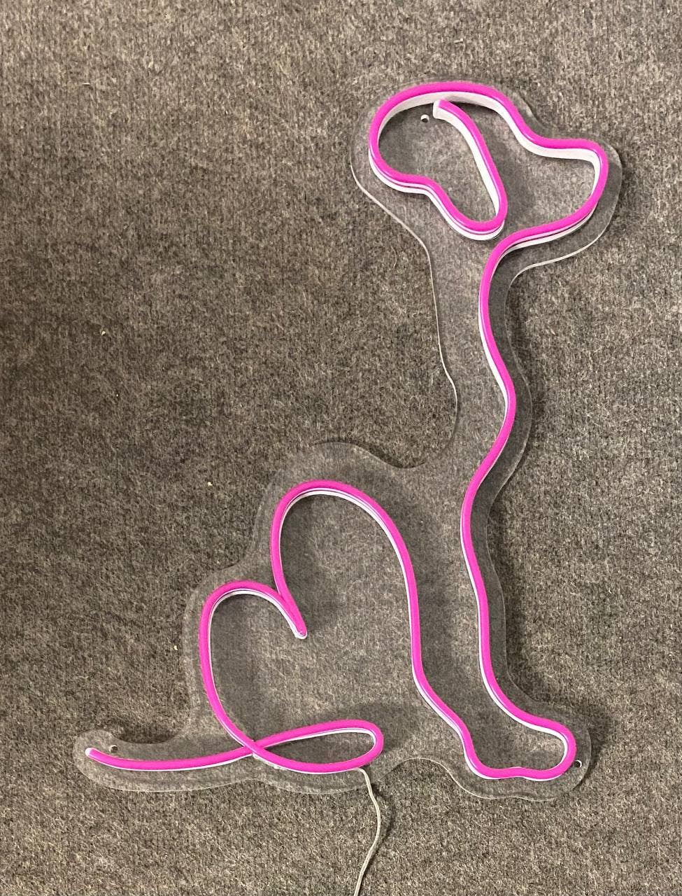 Golden Dog Neon Sign Pet Animal Home Decor