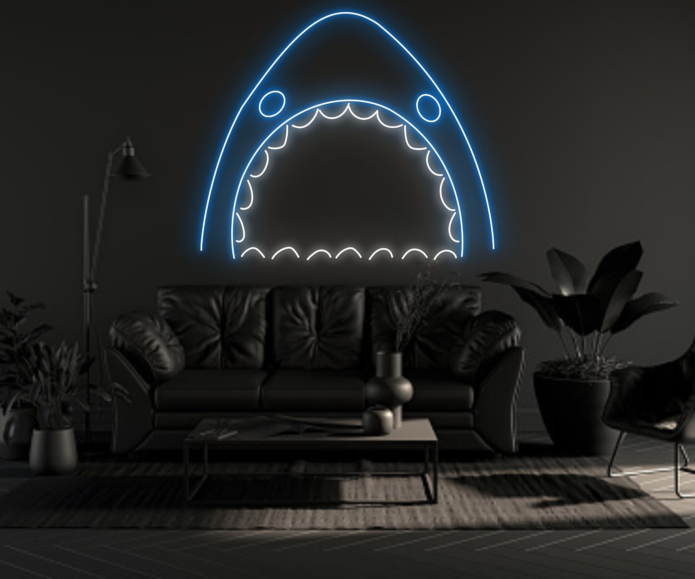Shark Mouth Neon Sign