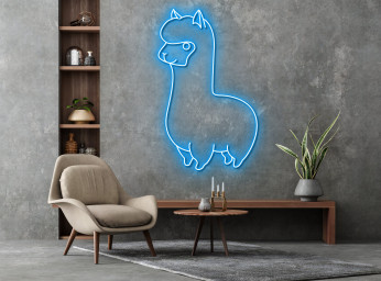 Alpaca Animal Neon Signs Wall Art Decor Gift