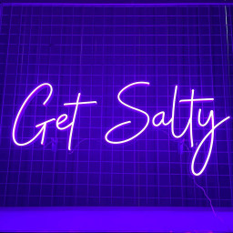 Get Salty Neon Sign Business Long-lasting Lights Wall Decor