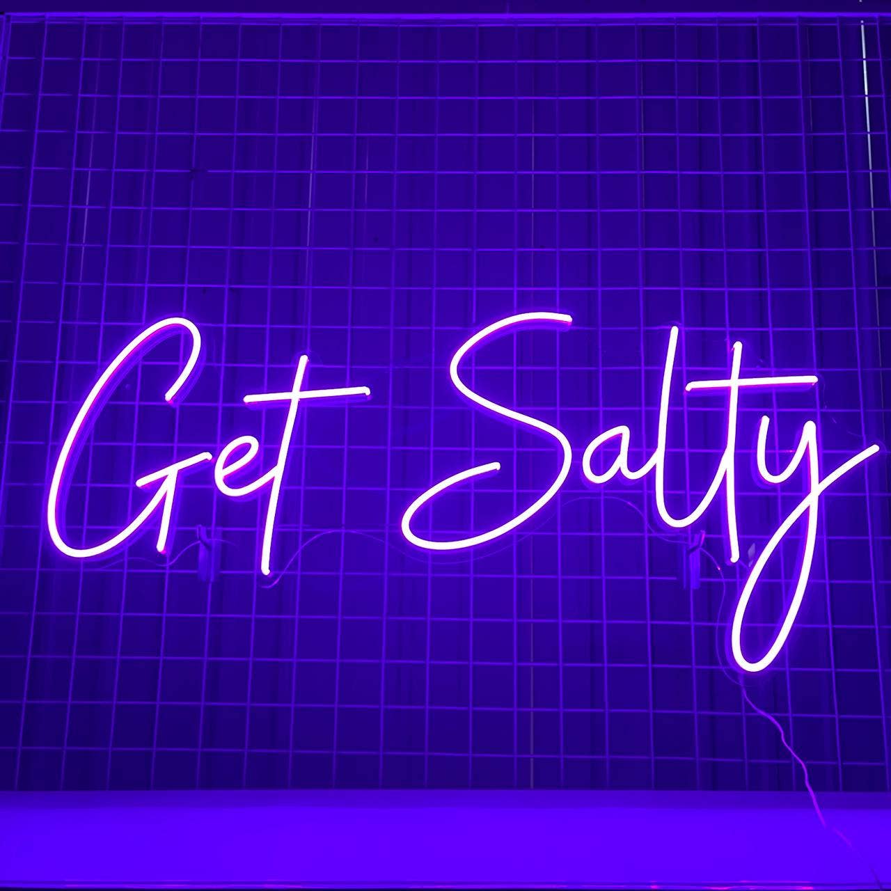 Get Salty Neon Sign Business Long-lasting Lights Wall Decor