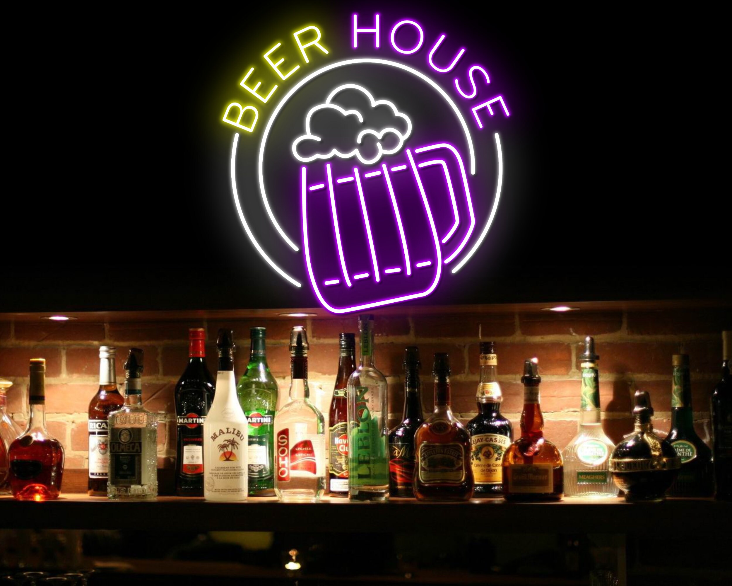 Beer House Beer Pub Party Pub Neon Signs Outside Decor