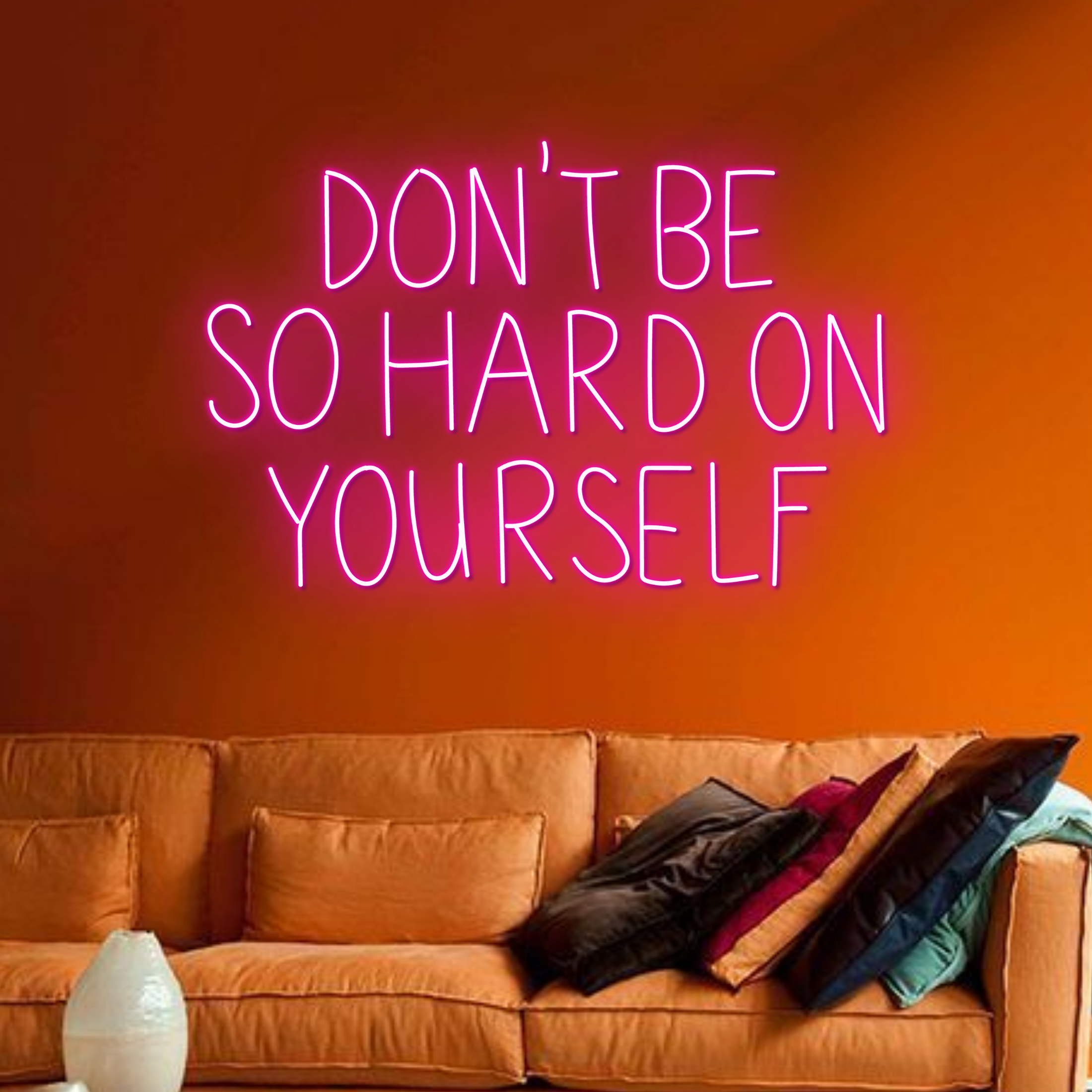 Motivation Quote Neon Sign Home Decor Long-lasting Lights