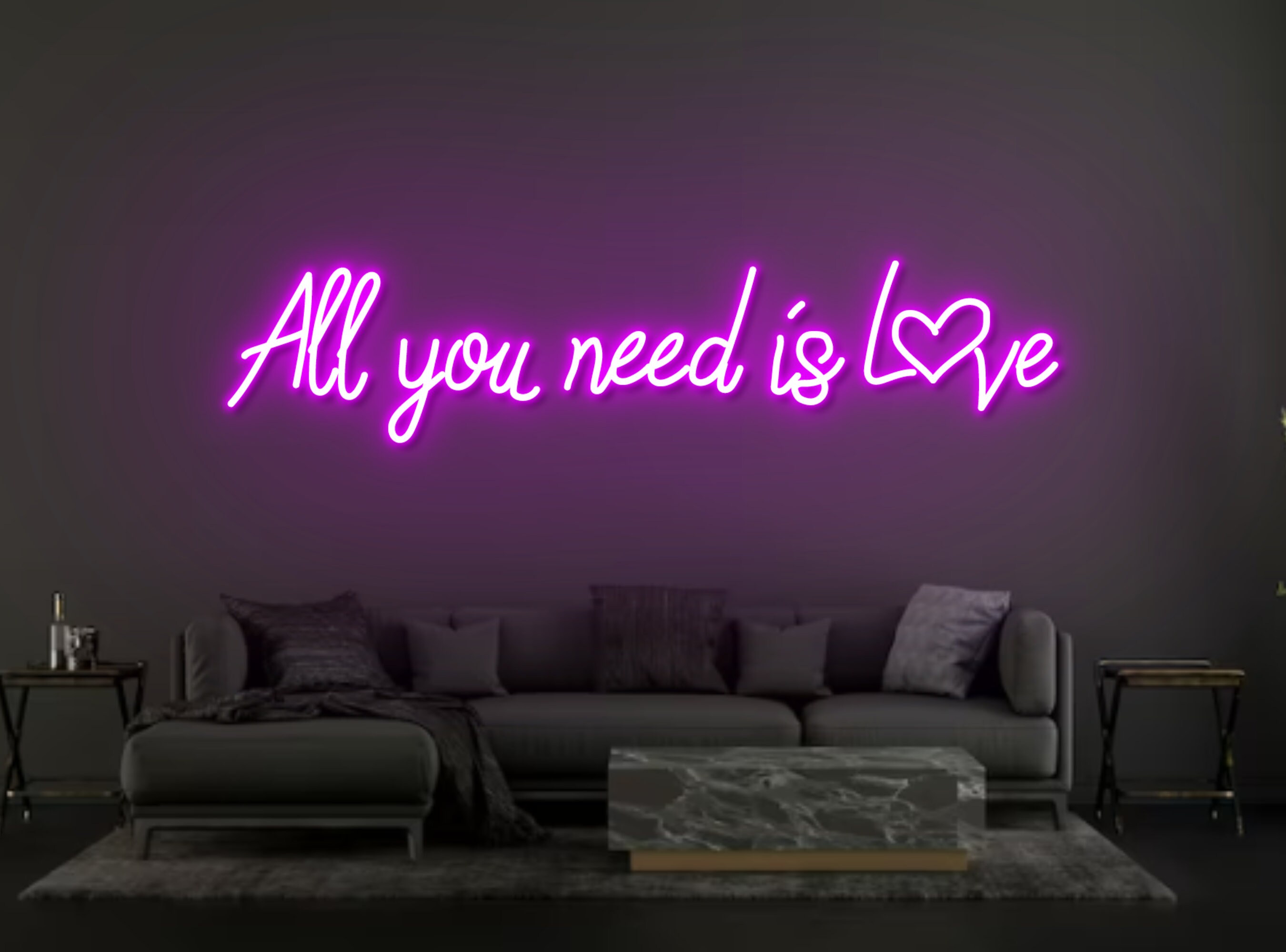 All You Need Is Love Neon Sign Wall Decoration Gift