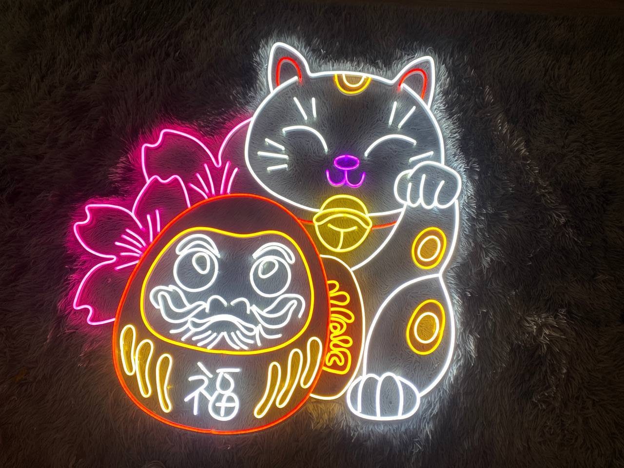 Lucky Cat Neon Signs