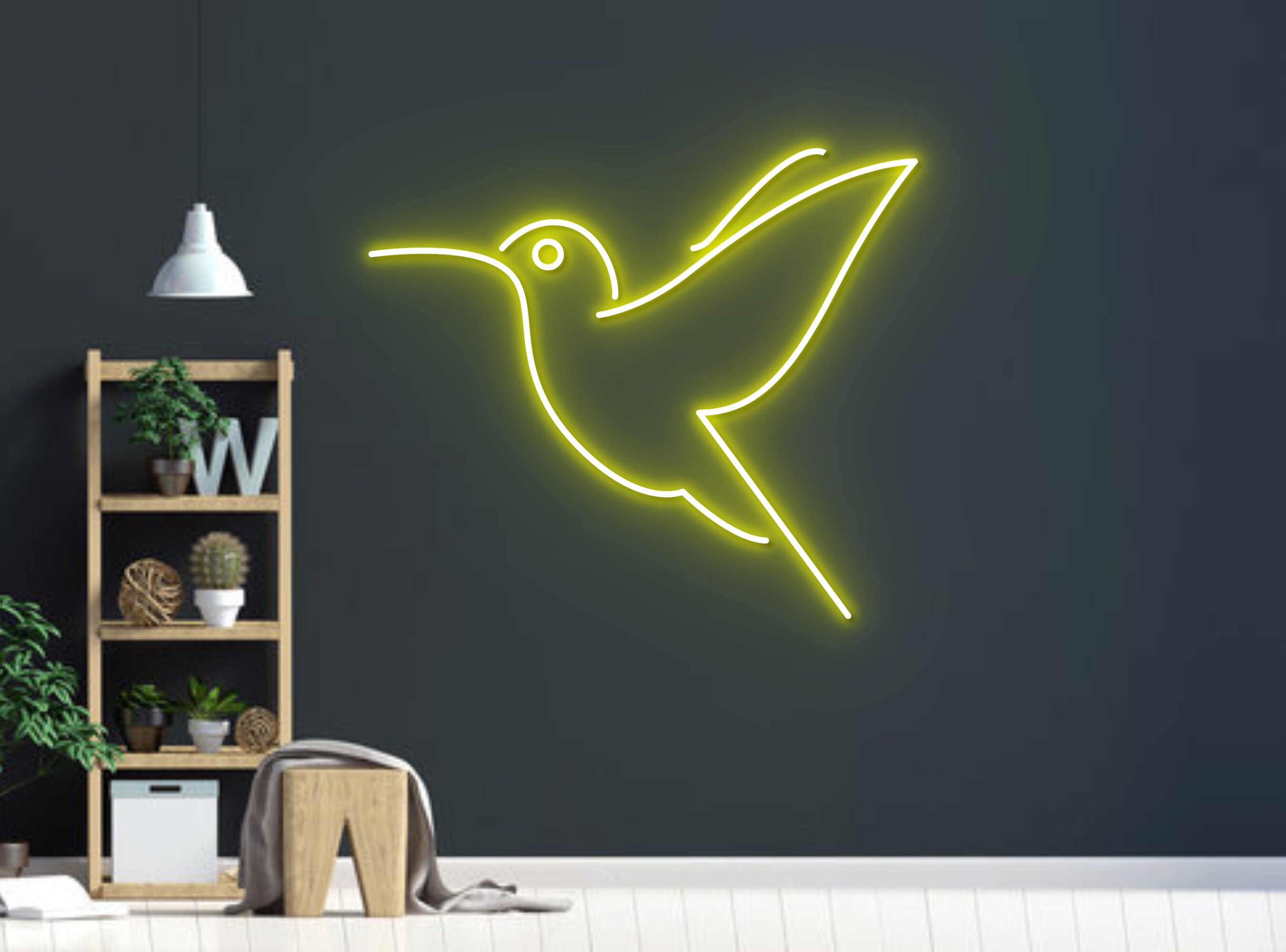 Hummingbird Neon Sign Decoration Gift