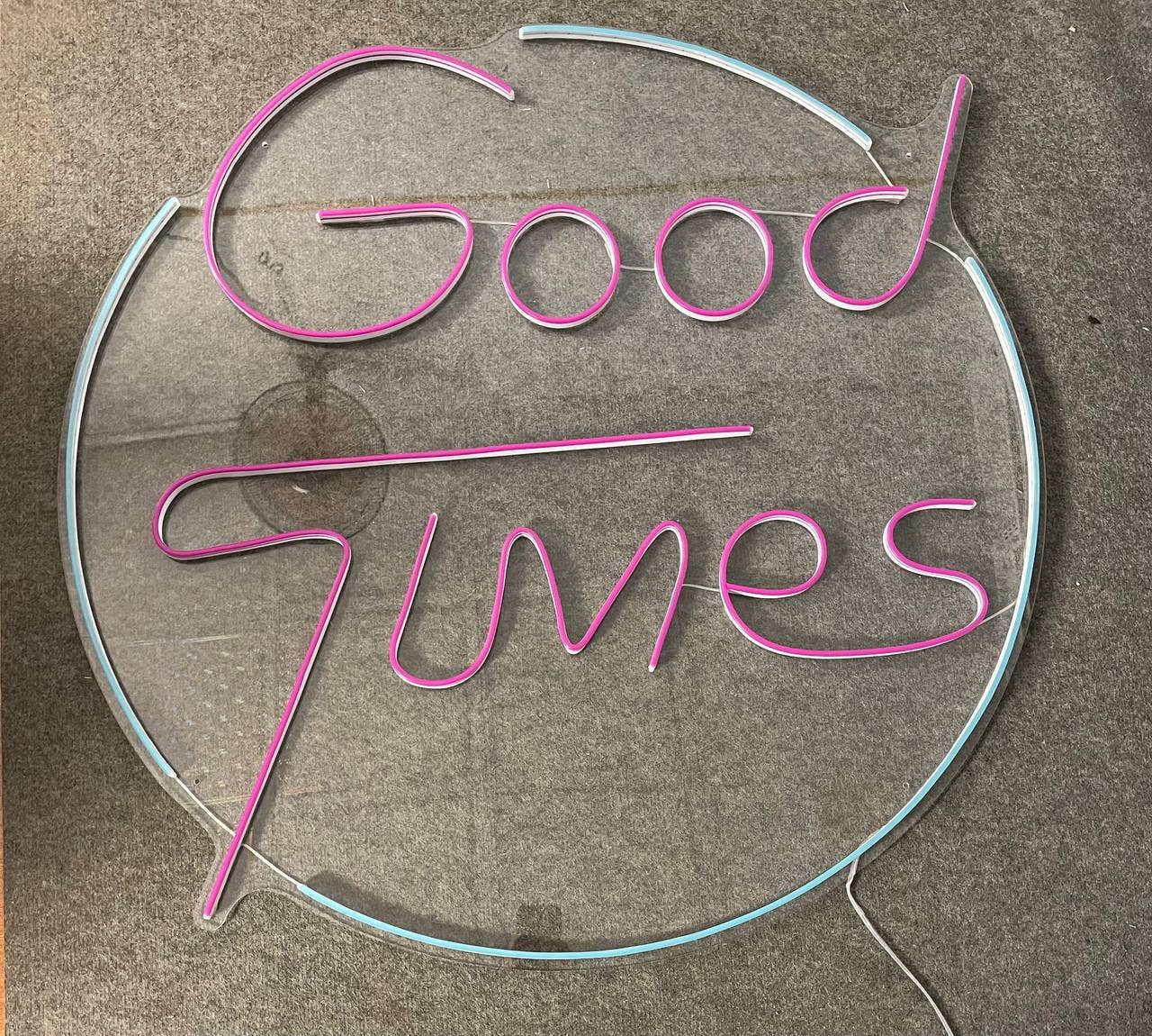 Good Times Neon Sign Home Wall Decor