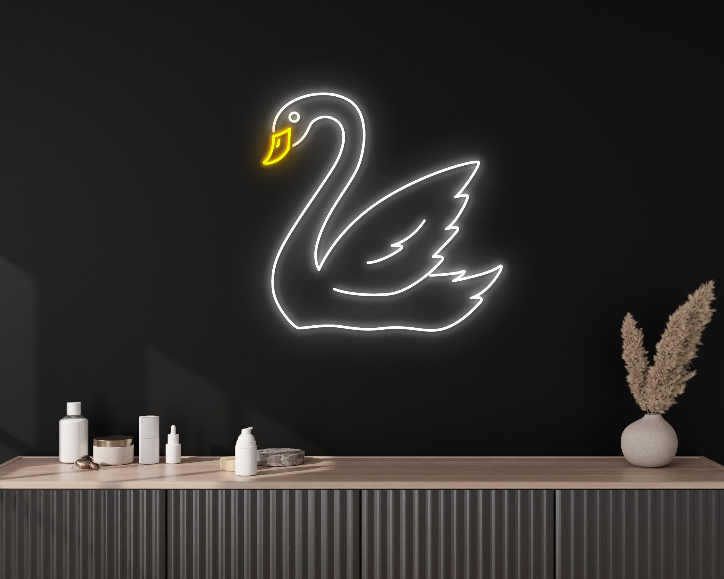 Swan Floating Neon Signs