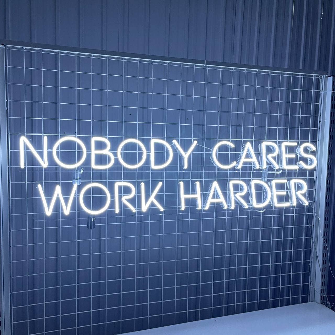 Nobody Cares Work Harder Neon Sign Long-lasting Wall Decor