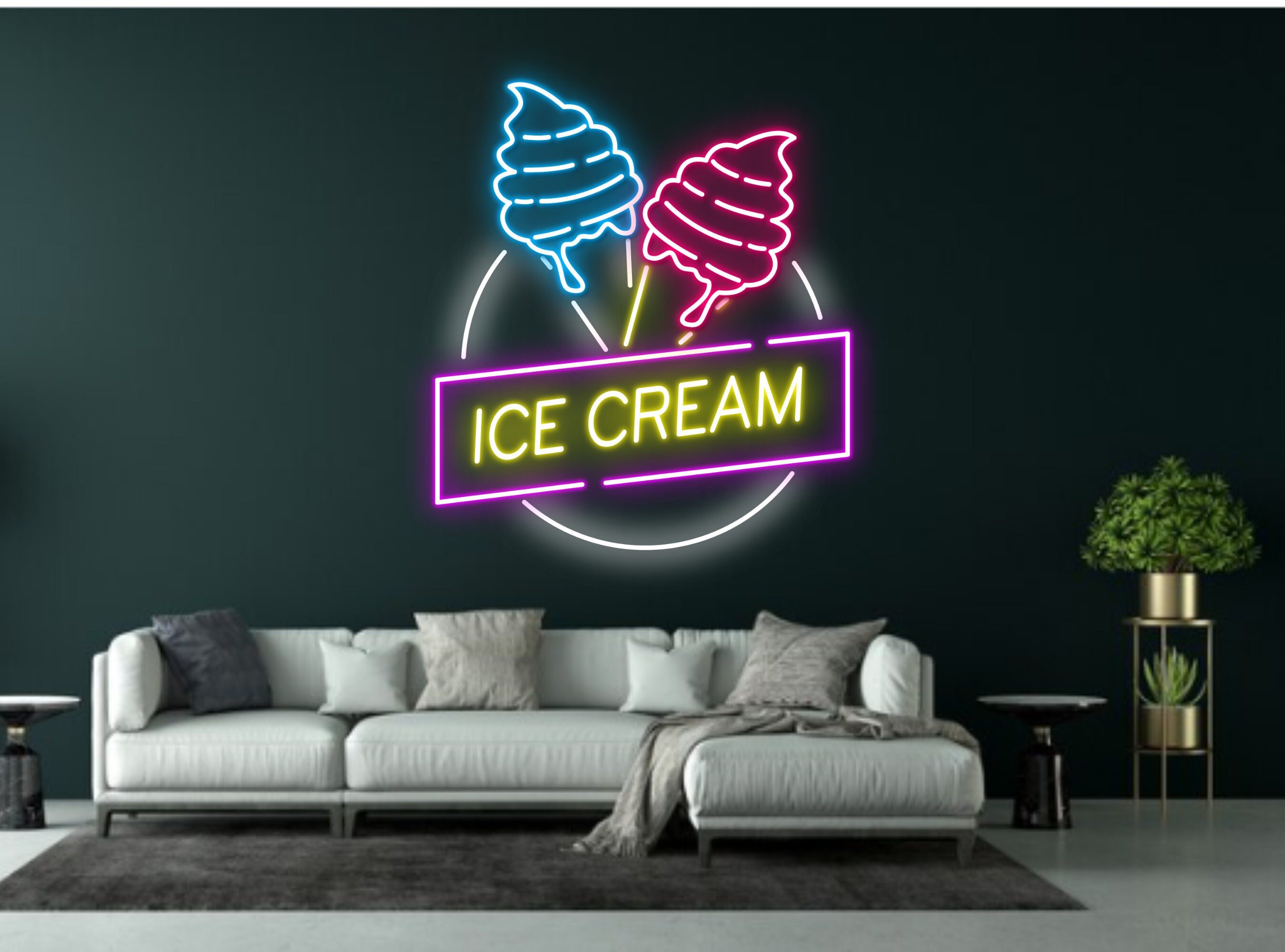 Ice Cream Neon Signs
