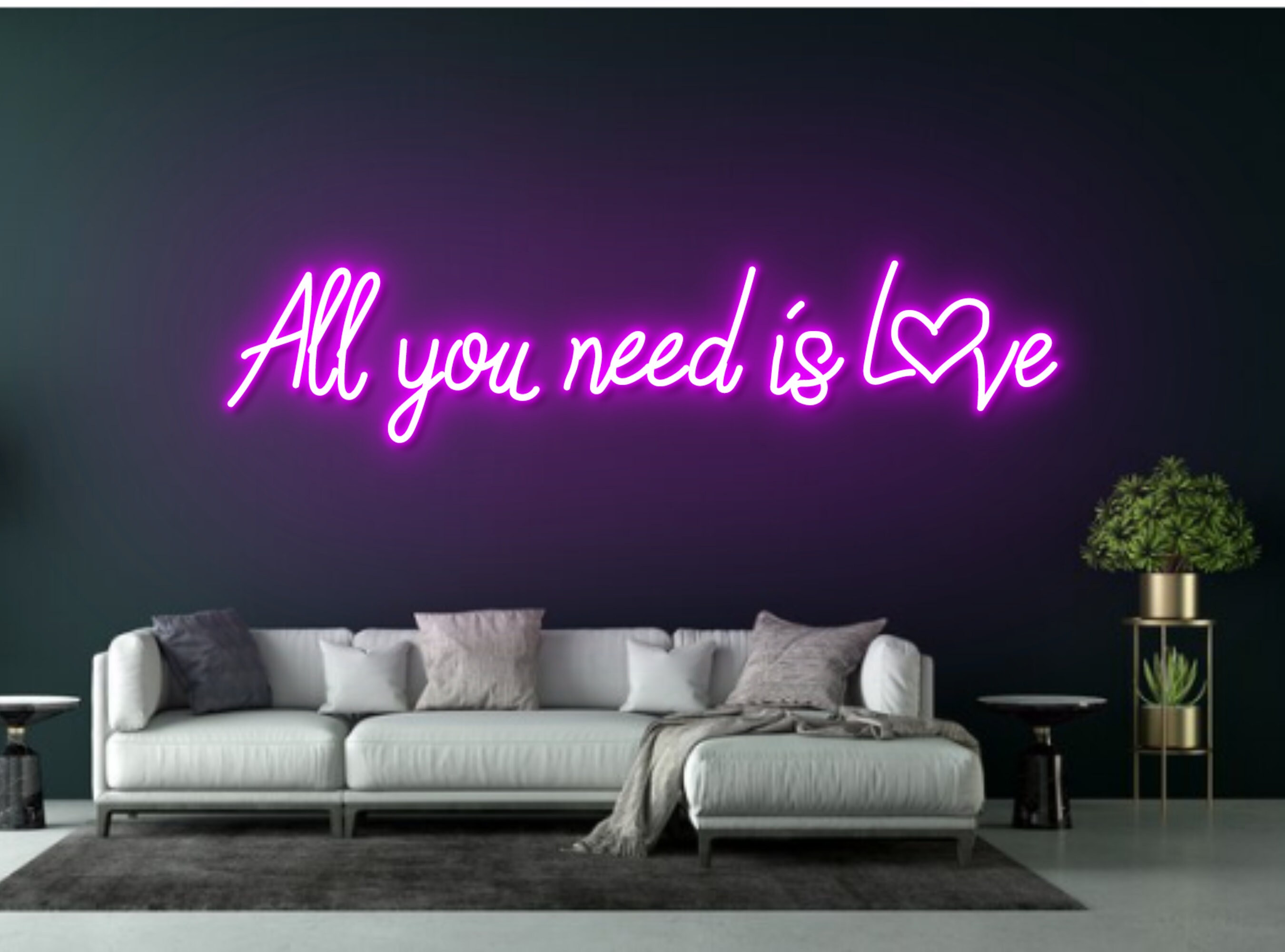All You Need Is Love Neon Sign Wall Decoration Gift