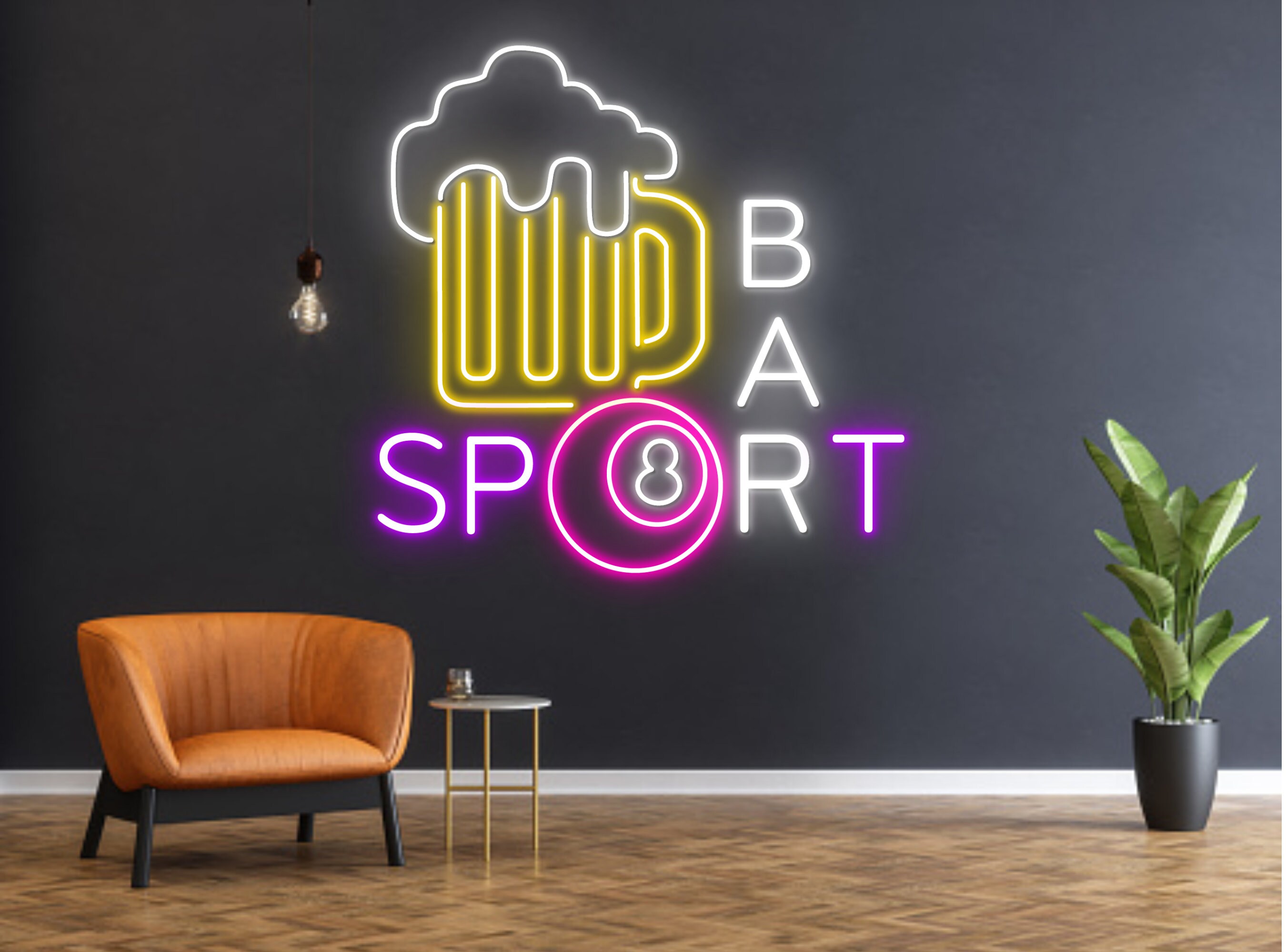 Custom Beer Sport Glass Beer Wall Decor