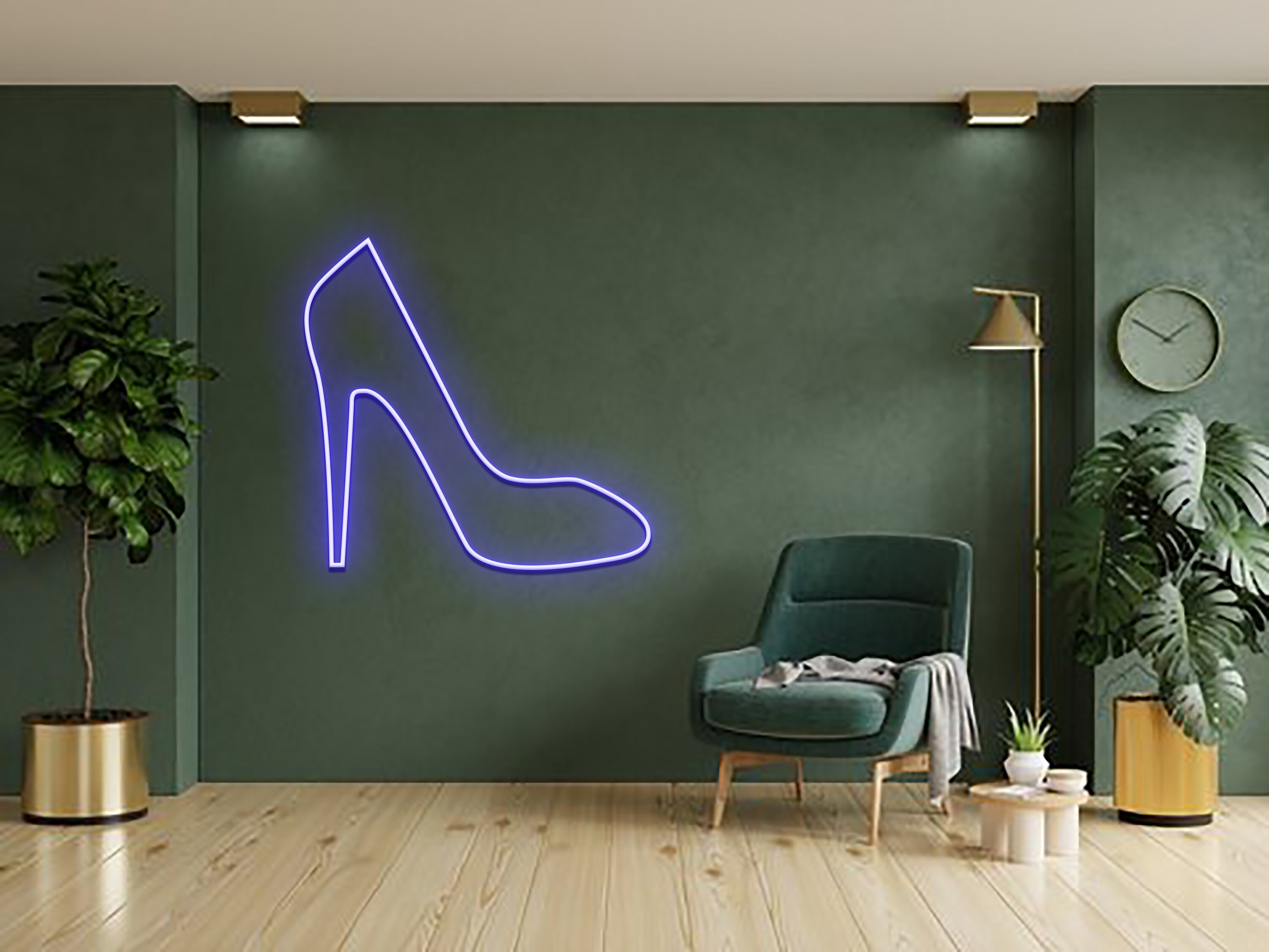 Highheels Woman Shoes Shop Boutique Neon Sign