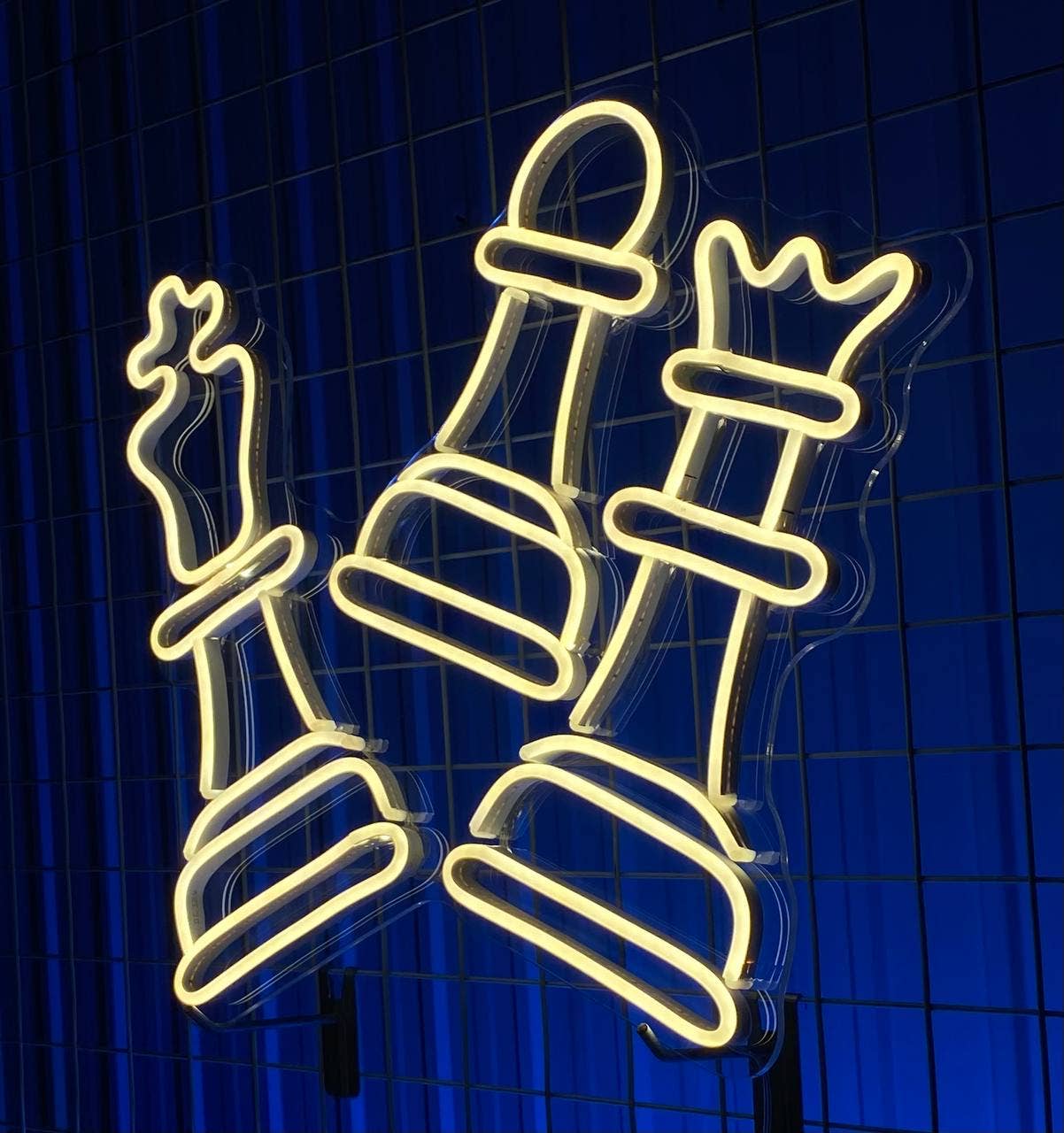Chess Neon Sign Chess Club Wal Decor