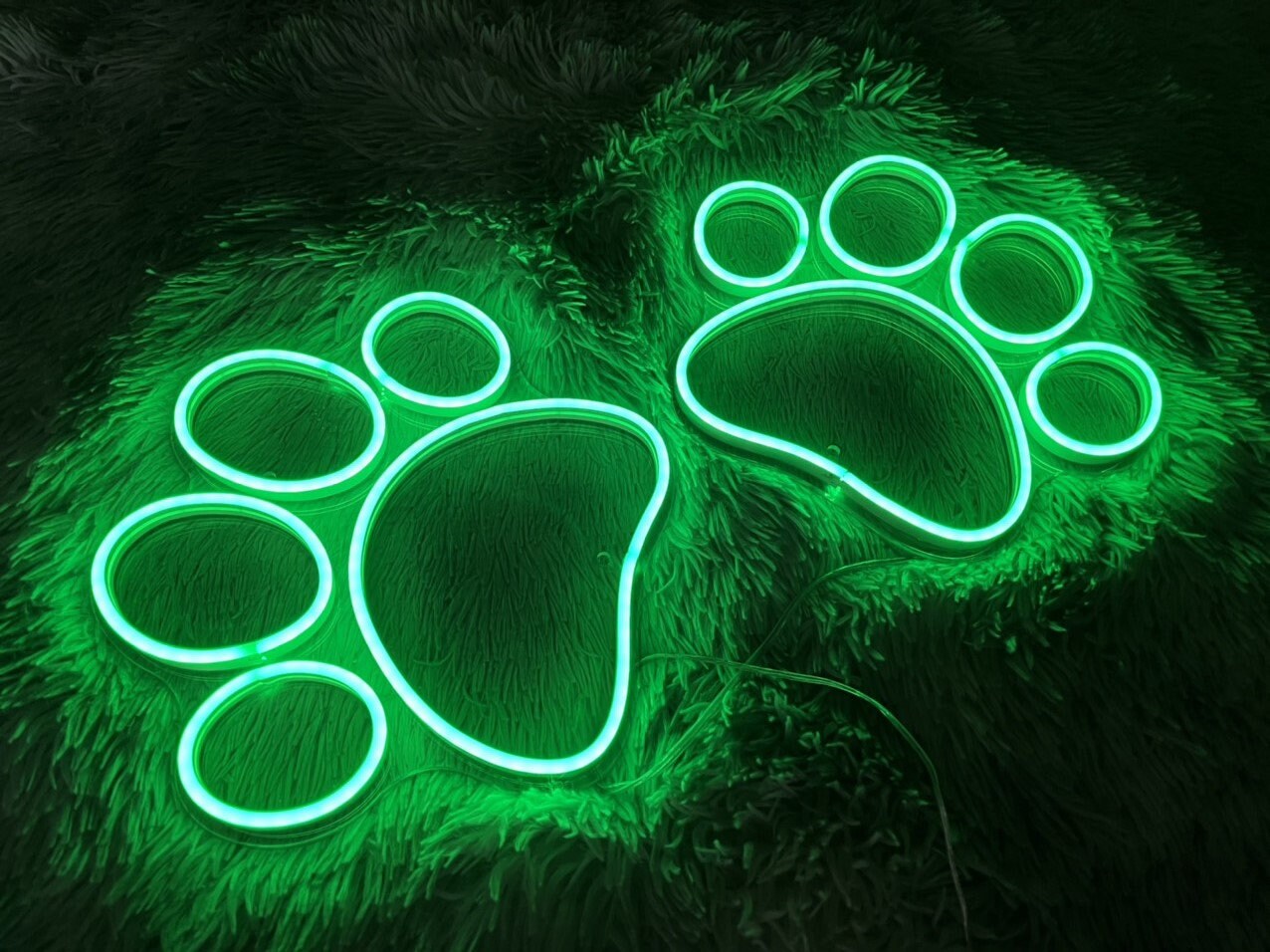 Dog Paw Neon Sign Decoration Gift Wall Hanging Gift
