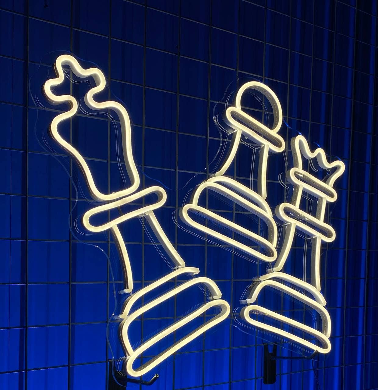 Chess Neon Sign Chess Club Wal Decor