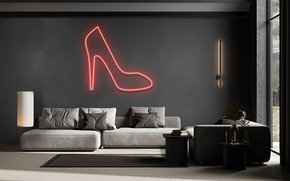 Highheels Woman Shoes Shop Boutique Neon Sign