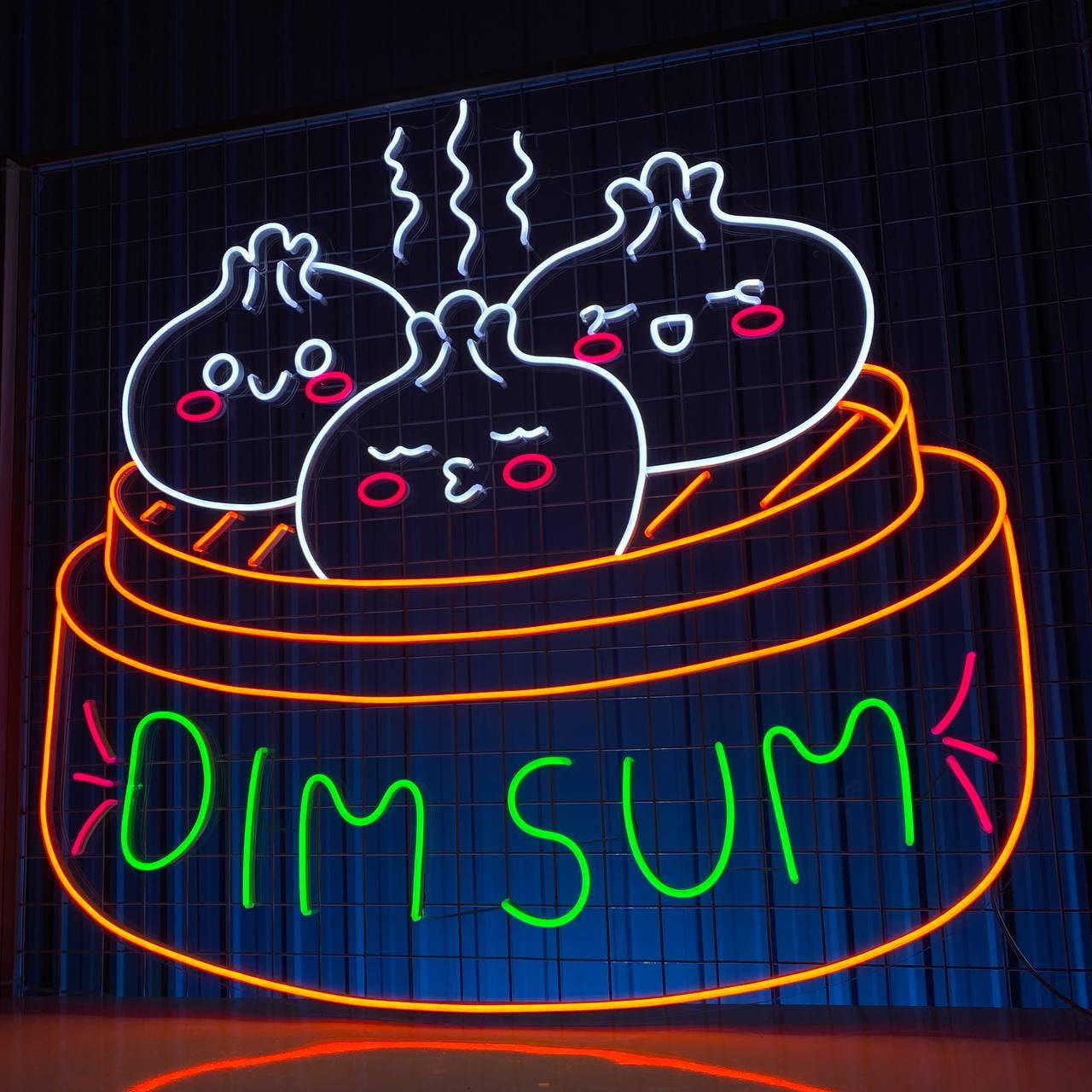 Dim Sum Neon Signs Chinese Dim Sum Restaurant Wall Decor