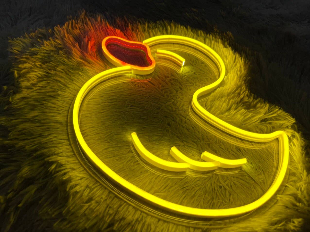 Duck Neon Sign Animal Wall Decor