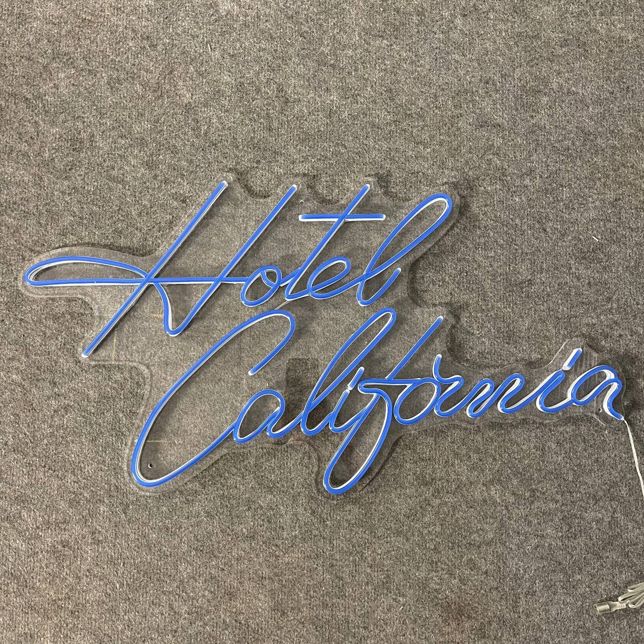 Hotel California Name Neon Sign Hotel Office Wall Decor