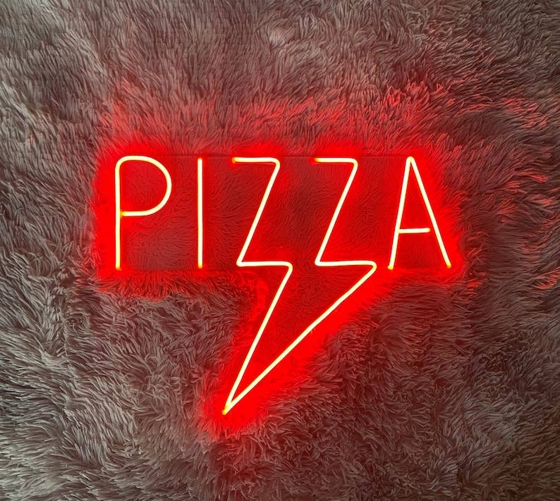 Pizza Neon Sign Pizza Restaurant Wall Decor