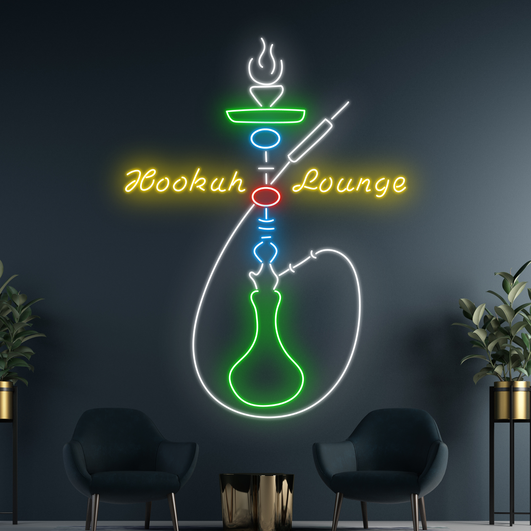Bar Lounge Neon Sign Smoking Decor Gift