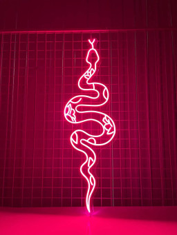 Snake Neon Sign Animal Snake Wall Art Long-lasting Decor