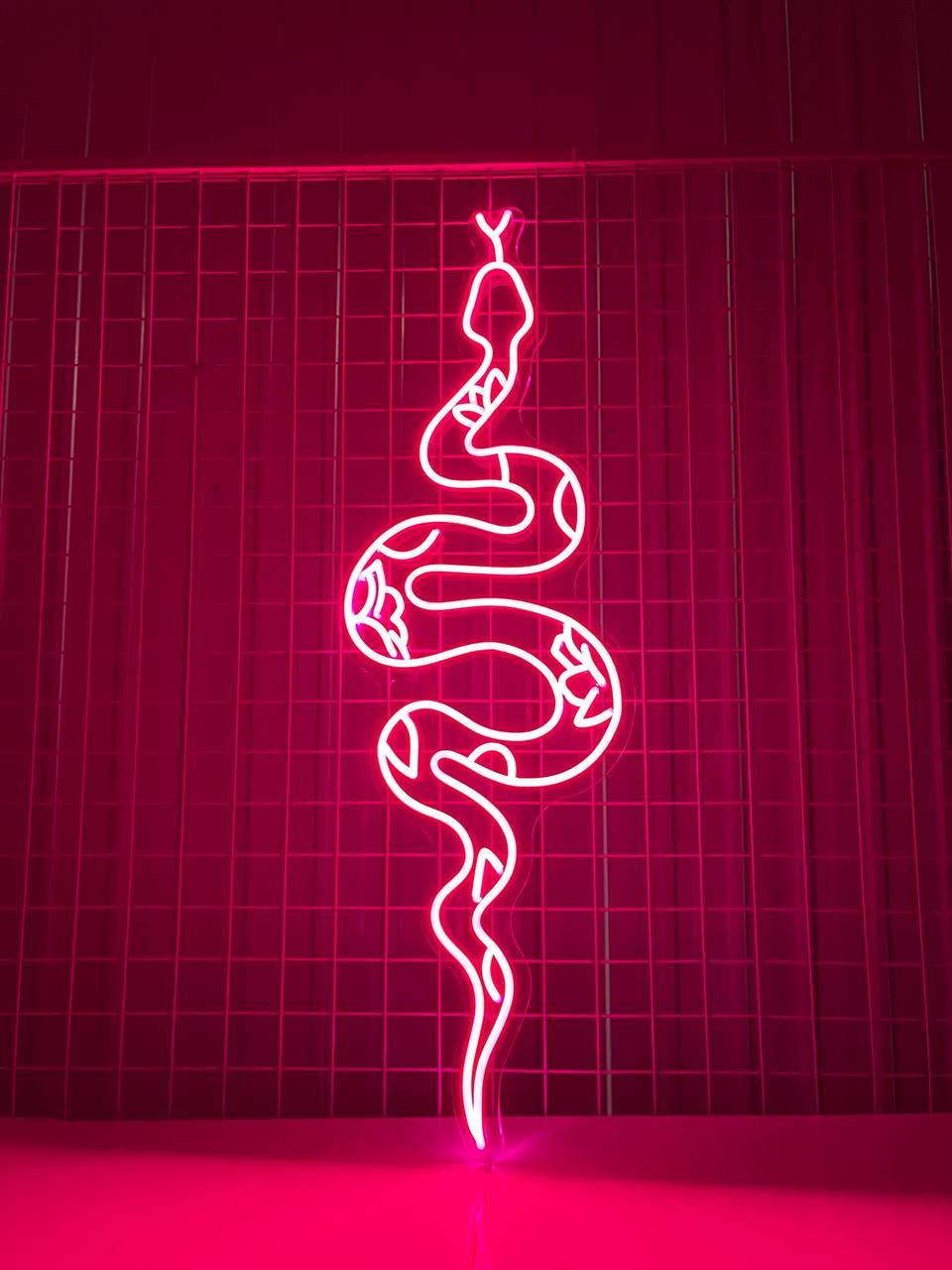 Snake Neon Sign Animal Snake Wall Art Long-lasting Decor