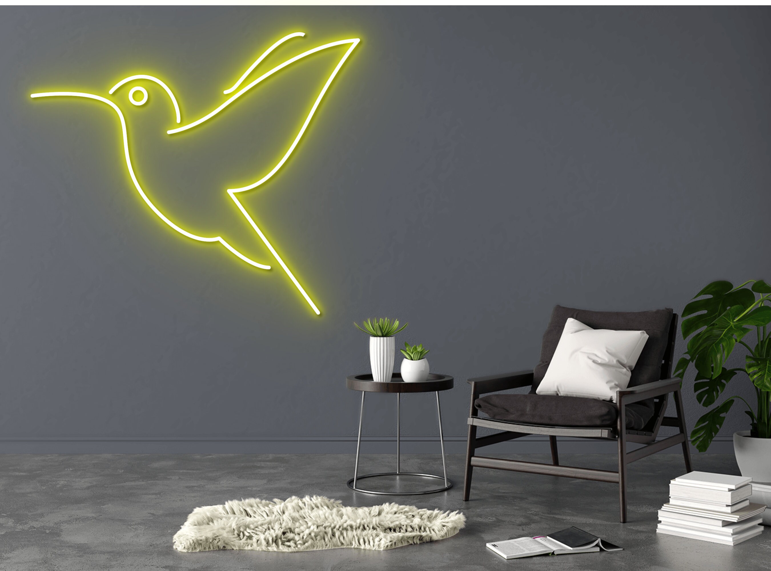 Hummingbird Neon Sign Decoration Gift