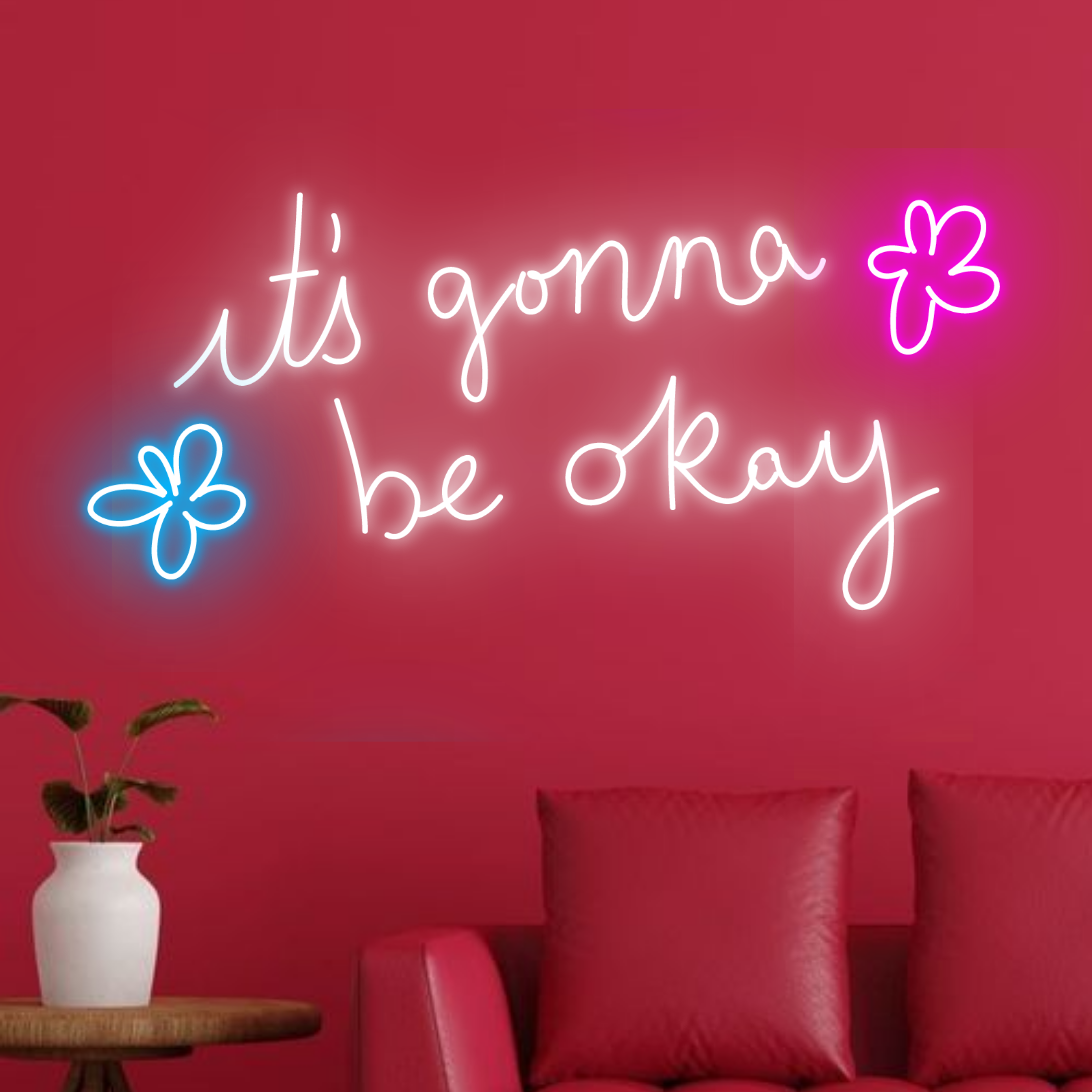 It's Gonna Be Okay Neon Sign Long-lasting Lights Wall Decor