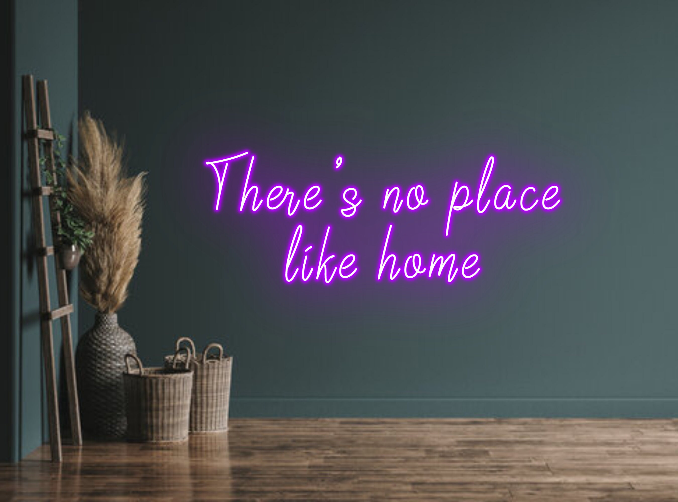 There Is No Place Like Home Neon Sign