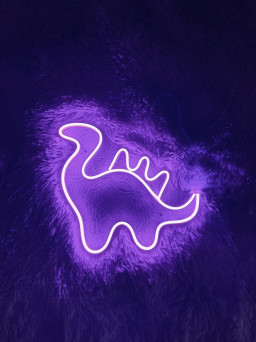 Dinosaur Neon Sign Bedroom Decor