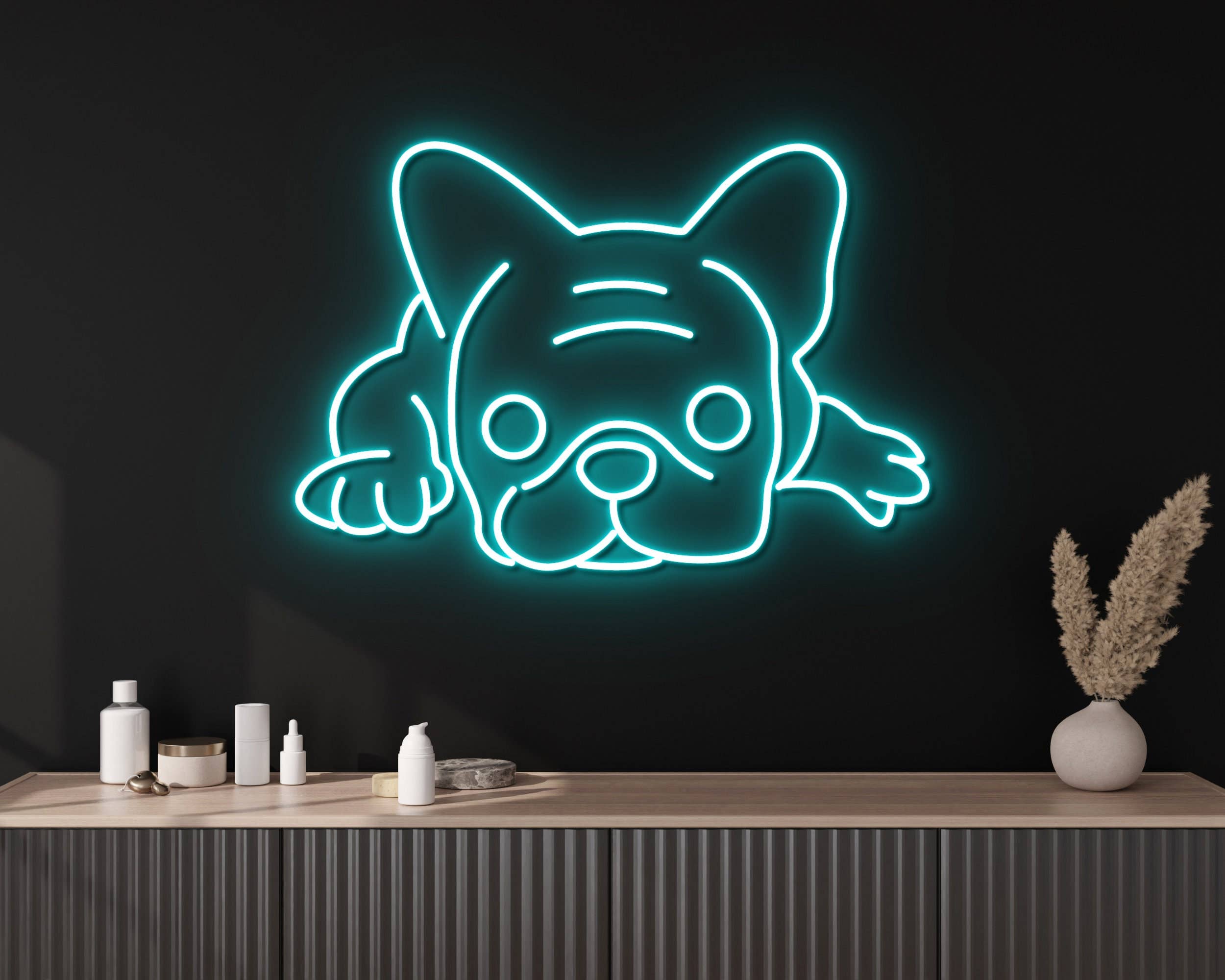 French Bulldog Neon Sign Animal Wall Decor