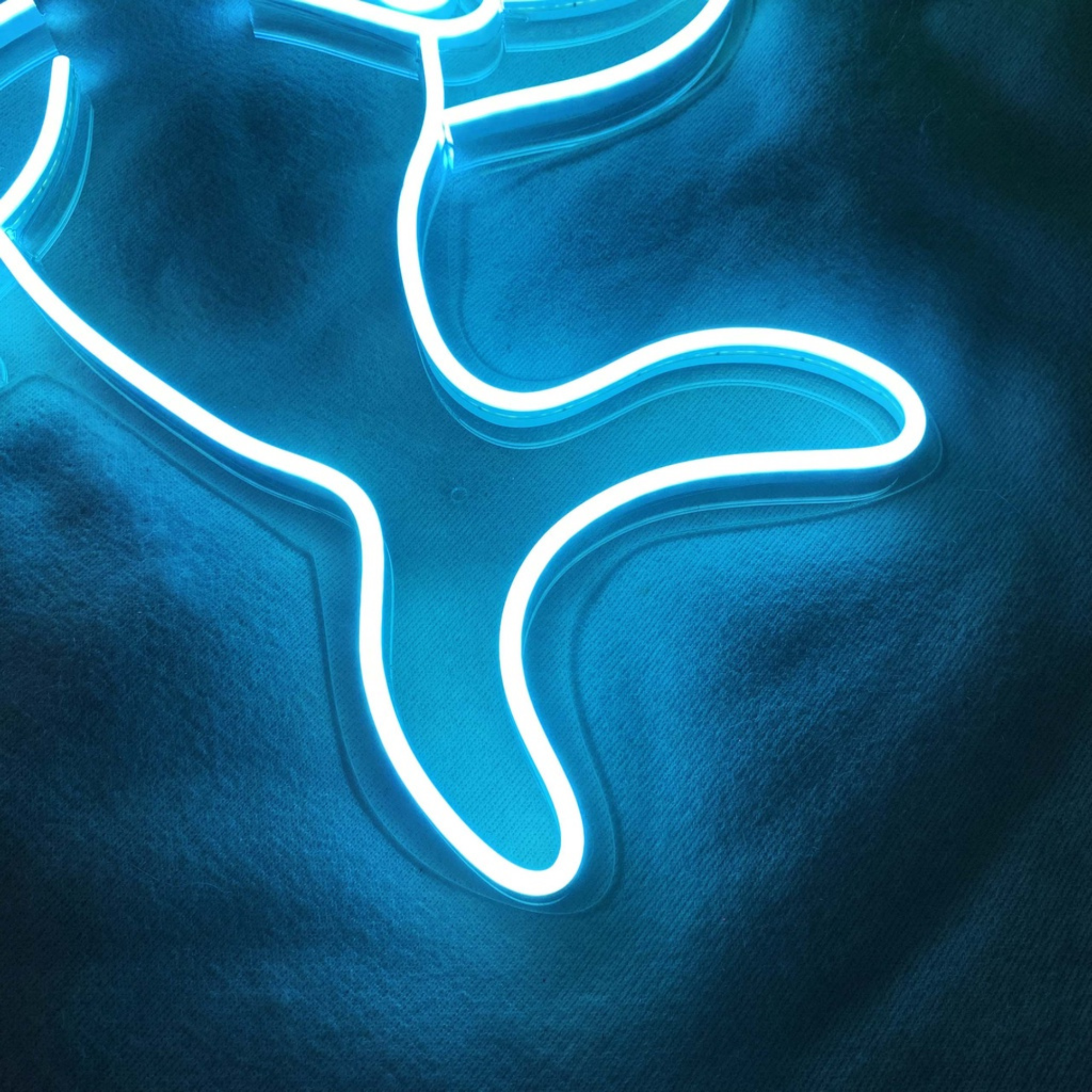 Dolphin Line Neon Sign Dolphin Led Light Fishing Wall Art