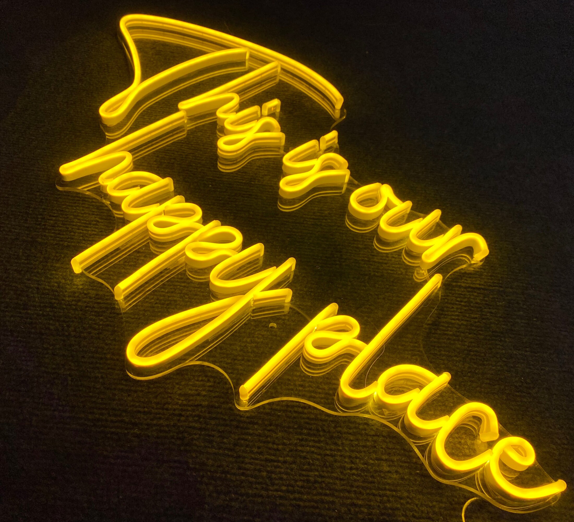 This Is My Happy Place Neon Signs