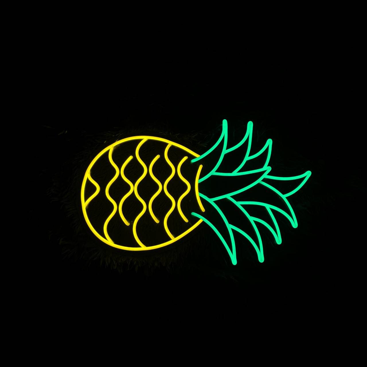 Pineapple Neon Sign Fruits Led Sign Decor Tropical Style