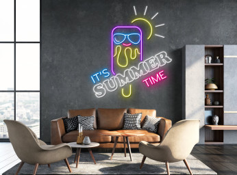 Ice Cream Summer Neon Sign Birthday Gift