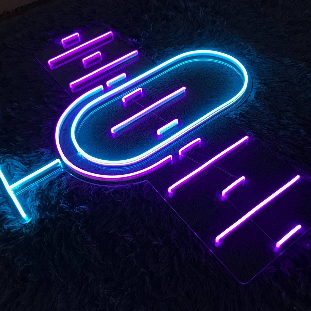 Podcast Logo Neon Sign Studio Decor