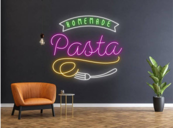 Spaghetti Led Lights Decor Restaurant Neon sign