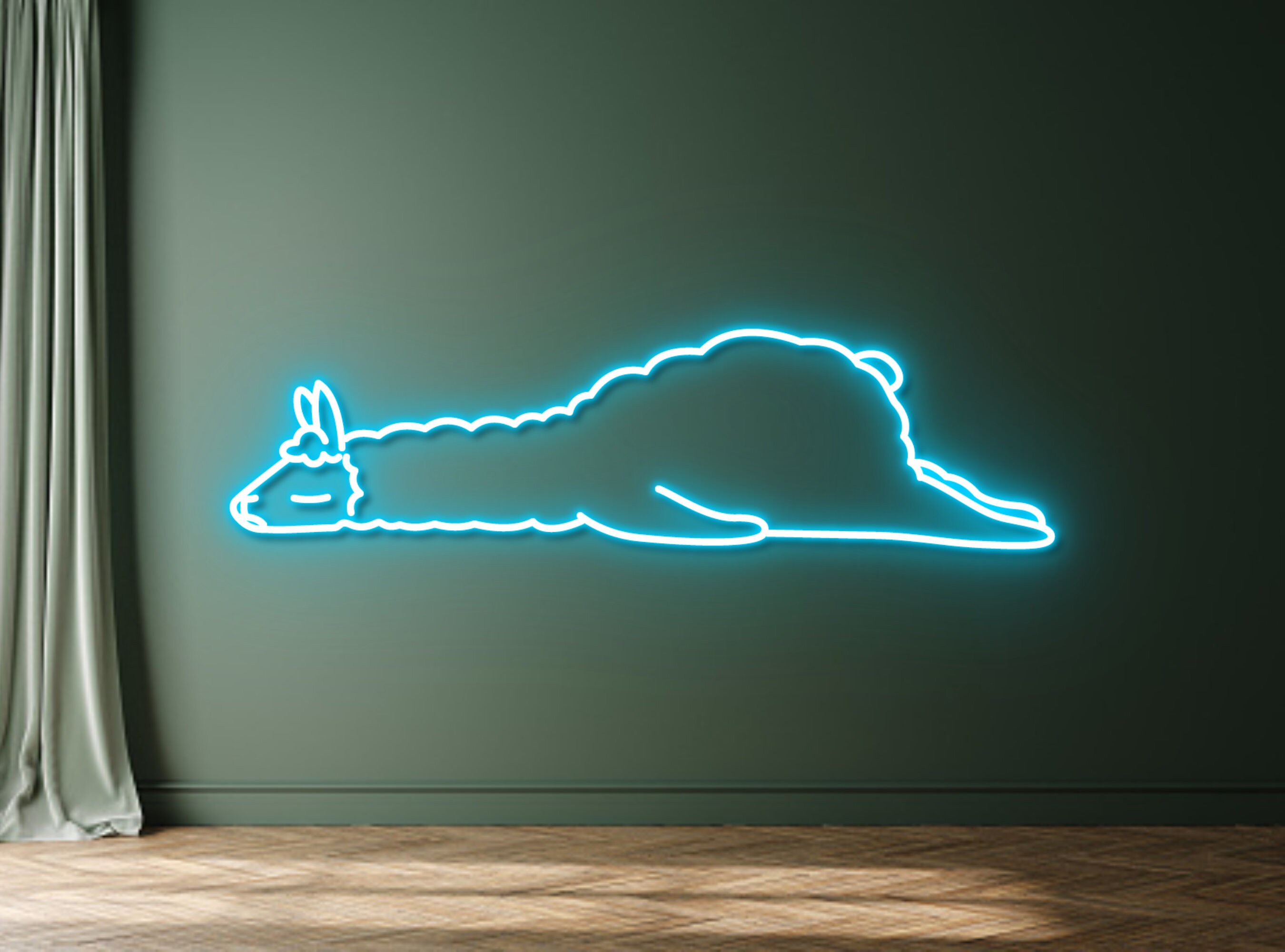 Alpaca Animal Neon Signs Decor Sign